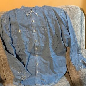 Cyrk Men's Blue Denim Shirt